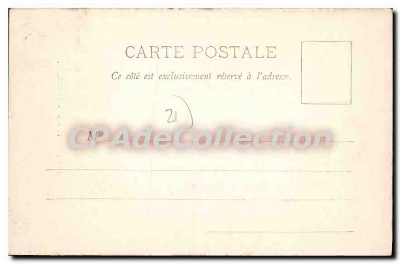 Old Postcard Dijon well Mose
