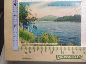 Postcard Folder Sheridan Lake - Deep in the Hills, South Dakota