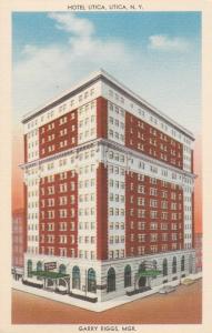 Hotel Utica - Utica NY, New York - Garry Riggs, Mgr - Linen