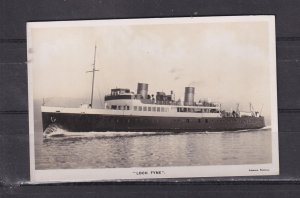 SCOTLAND, LOCH FYNE, MACBRAYNE MAIL STEAMER, c1935 ppc., unused.