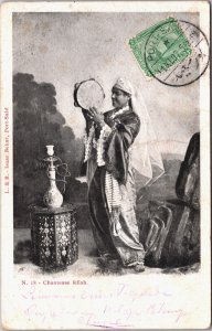 Egypt Chanteuse Fellah Native Lady Postcard 09.21