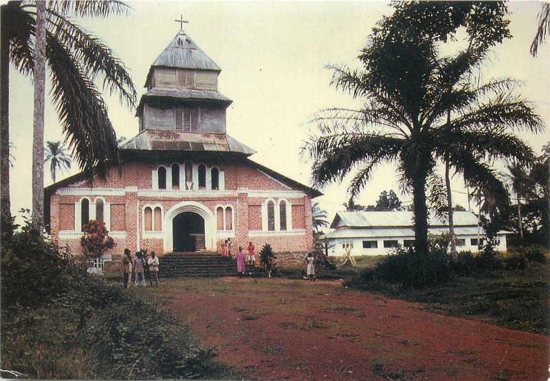 Postcard Gabon Catholic Church