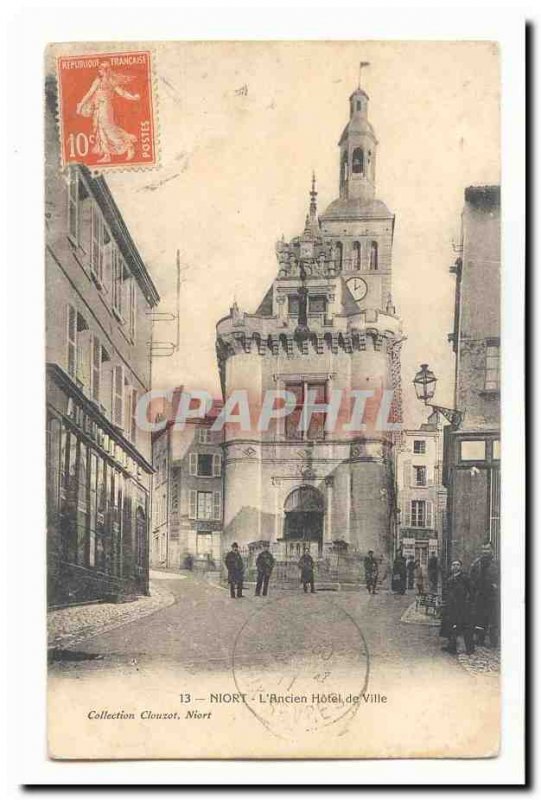 Niort Old Postcard the & # 39ancien City Hall