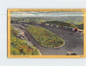 Postcard Clingman's Dome Parking Area Great Smoky Mountains Nat'l Park NC USA