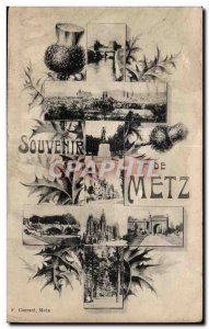 Old Postcard Memorial Metz