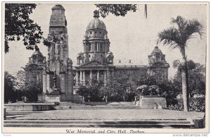 War Memorial and City Hall, Durban, South Africa, 1910-1920s