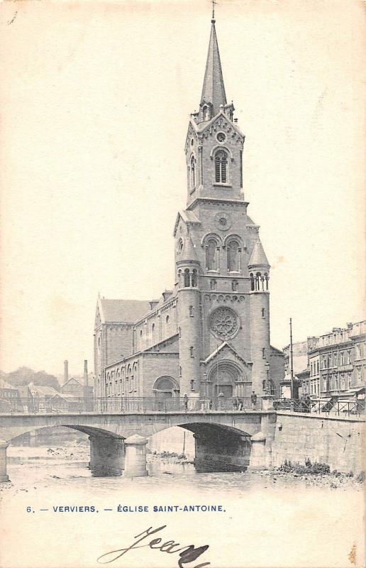 BR56197 Eglise saint Antoine Verviers      Belgium