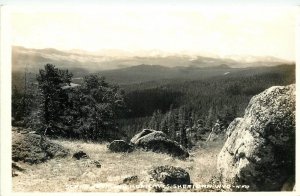 Postcard RPPC Wyoming Sheridan Big Horn mountains Scene 23-13859