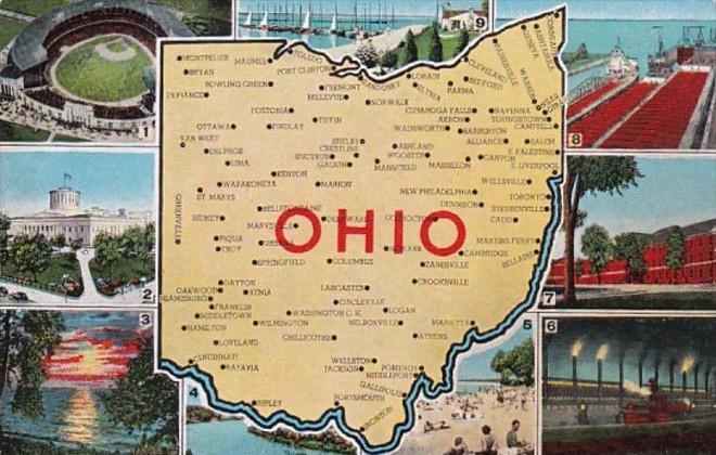 Map Of Ohio