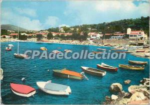 Postcard Modern San Peire Harbor and beach