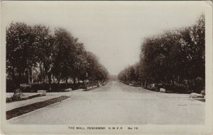 PC PAKISTAN, THE MALL PESHAWAR, Vintage REAL PHOTO Postcard (b43347)