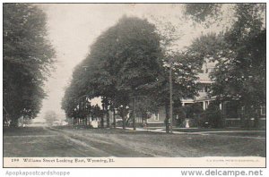 Illinois Wyoming Williams Street Loking East 1910