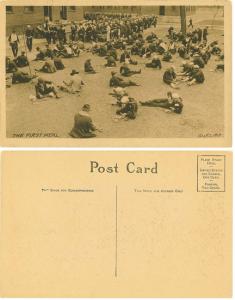 RPPC-US Navy WW1 - 1917 I.F.S. Card The First Meal