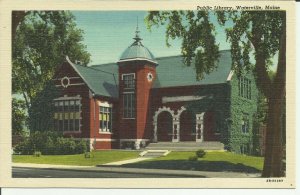 Public Library, Waterville, Maine Linen