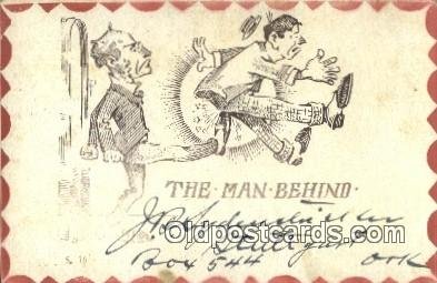 Comic Comical 1906 postal used 1906, writing on front