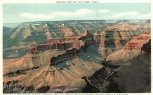 Vintage Postcard 1920's Grand Canyon National Park After Storm Effect Arizona