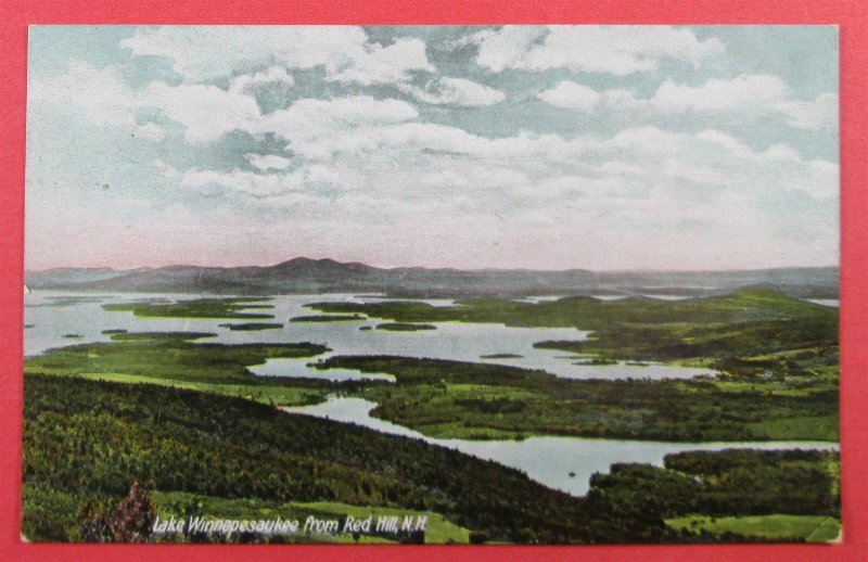 Lake Winnepesaukee From Red Hill NH 1910 Postcard (#2712)