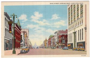 Hamilton, Ohio, High Street Looking West