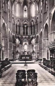 France Bayeux La Cathedrale Le Choeur et le Maitre-Autel Real Photo