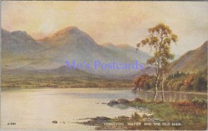 Cumbria Art Postcard - Coniston Water. Artist E.H.Thompson DC2181