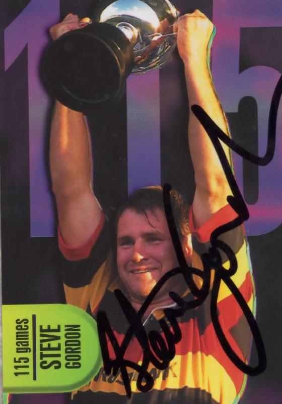 Steve Gordon Waikato Rugby New Zealand Autograph Signed Card Photo