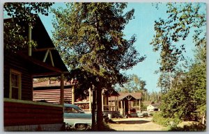 Val d'Or Quebec Canada 1960s Postcard Dorval Lodge Motel