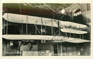 Early Aviation 1950s Wright Brothers Aeroplane 1903 RPPC Photo Postcard 21-4249