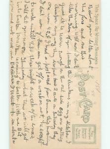 Divided-Back CHRISTMAS SCENE Great Postcard W9235