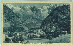 97517  - CARTOLINA d'Epoca -  AOSTA provincia  -  COURMAYEUR 