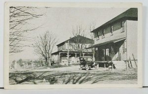 Cambra Pa Street View Houses Old Car  c1909 Huntington Twp Luzerne Postcard E6