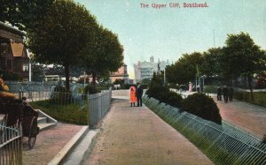 Vintage Postcard The Upper Cliff Southend on Sea Walkers Gardens United Kingdom