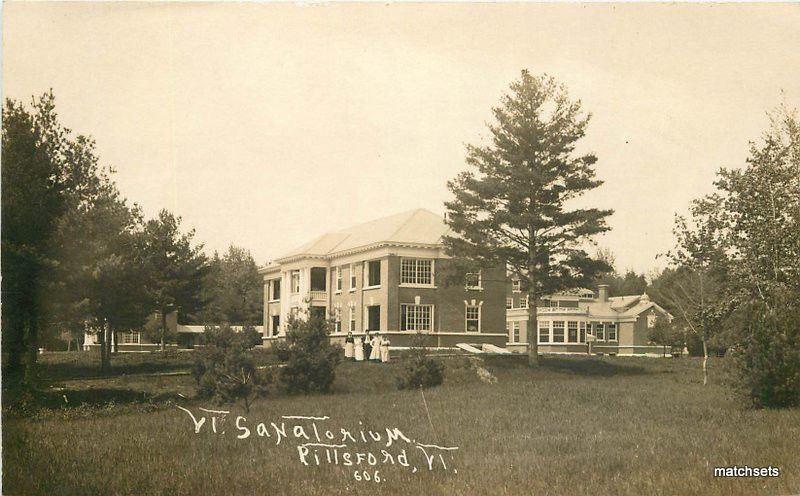 C-1910 PITTSFORD VERMONT Sanitarium RPPC Real Photo postcard 4950 