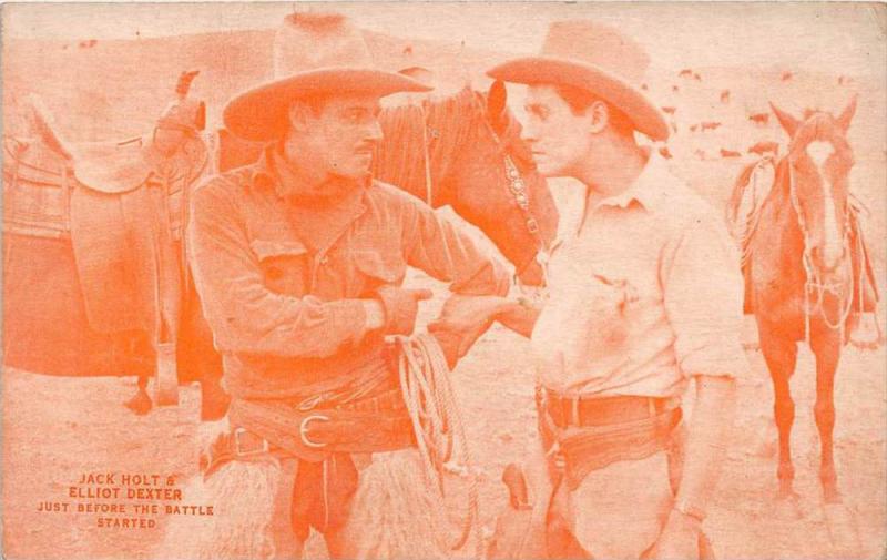 8946 Jack Holt and Elliot Dexter just before the Battle Started Movie Card