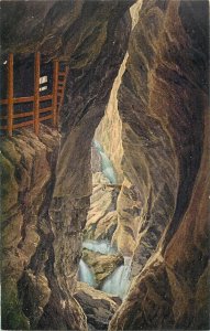 Mountaineering Austrian Alps Lichtensteinklamm gorge walls 1926