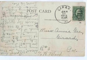 Postcard First ME Church Union City PA 1914