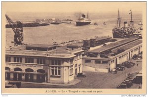 ALGER.- Le Timgad rentrant au port , 10-30s