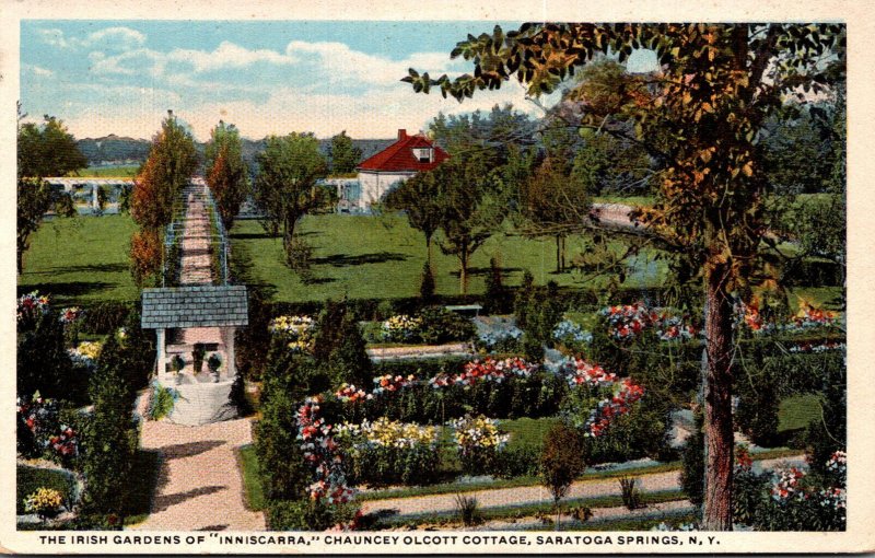 New York Saratoga Springs Chauncey Olcott Cottage The Irish Gardens Of Innisc...