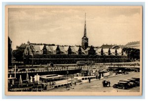 c1940s Borsen (The Exchange) Copenhagen Denmark Vintage Unposted Postcard 