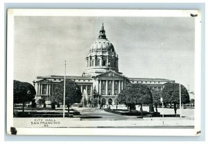 Circa 1910-20 City Hall, San Francisco, California Vintage Postcard P8 