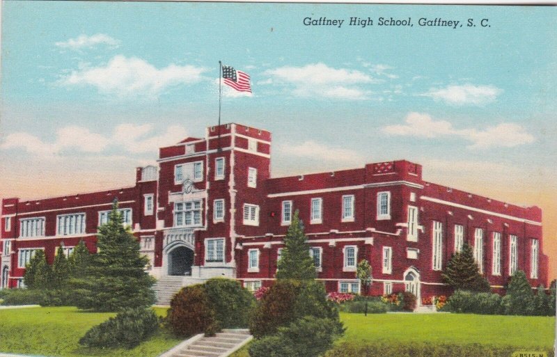 South Carolina Gaffney High School Curteich sk2917