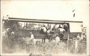 Rawhide NV WX Osborn Real Photo Postcard Lunch Wagon c1910 RPPC Postcard