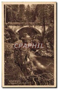 Old Postcard Gerardmer The Tanks of Leap Bridge