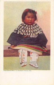 J73/ Native American Indian Postcard c1910 Rhinehart Indian Child 247