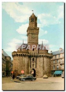 Modern Postcard Vire Calvados The Gate Clock