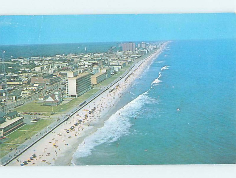 Pre-1980 BEACH SCENE Virginia Beach Virginia VA AE9366