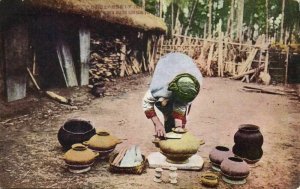 formosa taiwan, Native Woman making Eartnern Pots, Pottery (1930s) Postcard