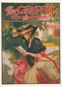 The Graphic 1909 Summer Edwardian Magazine Fashion Cover Postcard