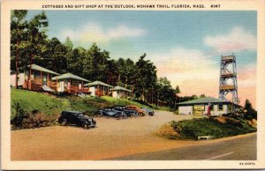 Massachusetts Mohawk Trail Cottages and Gift Shop At The Outlook Curteich