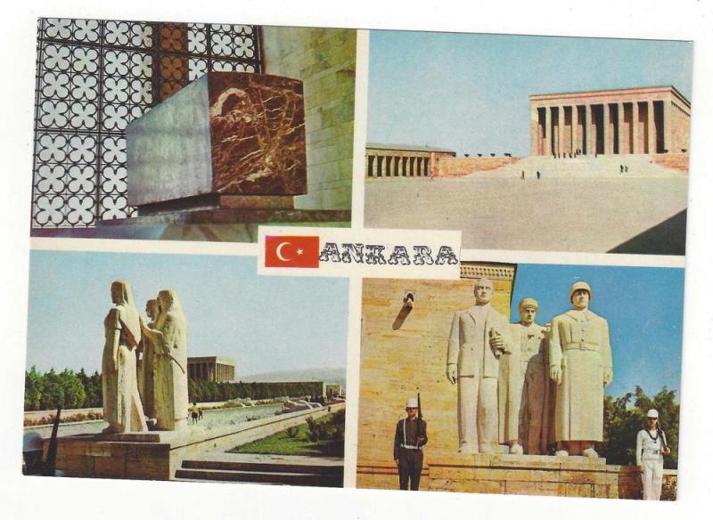 Turkey Ankara Anitkabir Multiview Mausoleum Ataturk Vntg Pos