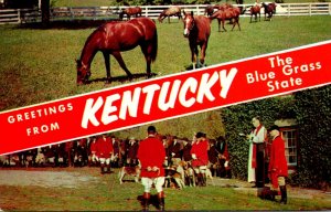 Greetings From Kentucky The Bluegrass State Split View